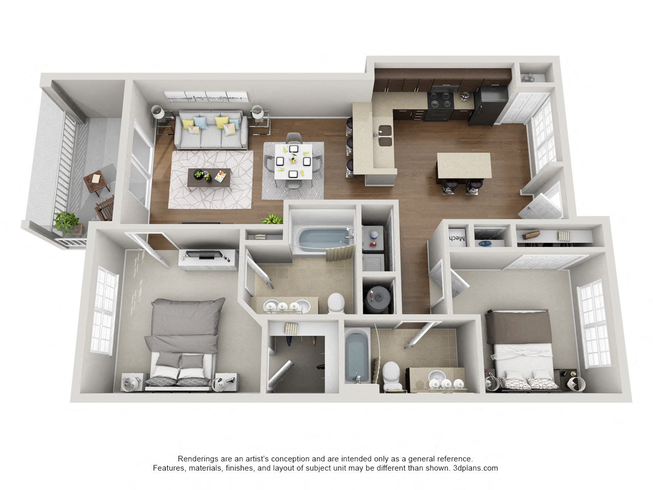 B1 - Barcelona floor plan